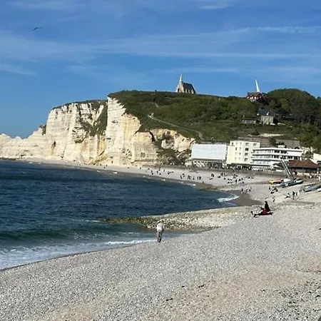 Lägenhet Le Bleu Infini - Vue Mer, Falaises, Centre Étretat